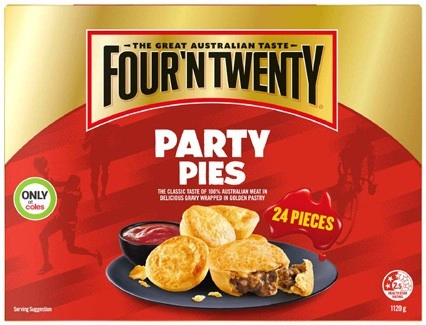 Four'N Twenty Party Pies 24 Pack 1.12kg