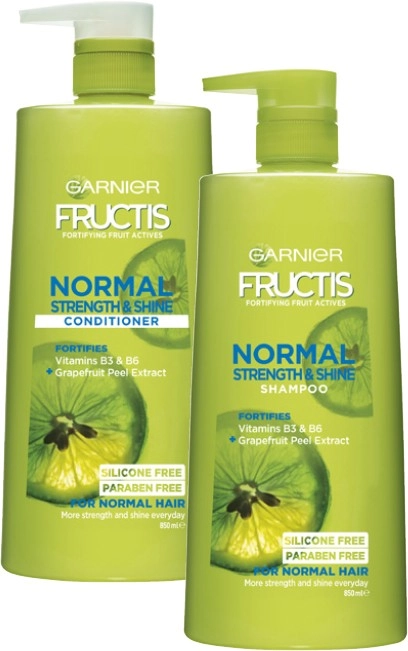 Garnier Fructis Shampoo or Conditioner 850mL