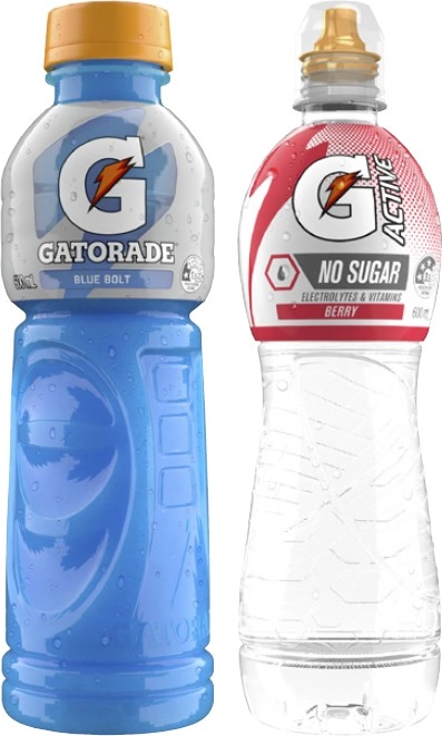 Gatorade Sports Drink or G Active Water 600mL