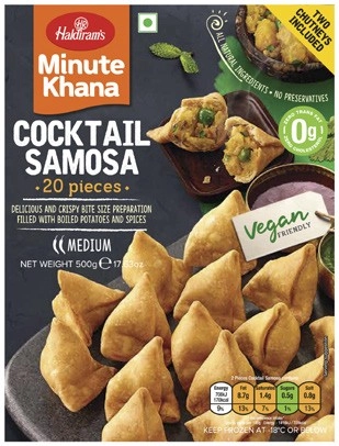 Haldirams Cocktail Samosa 500g