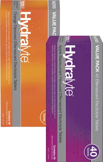 Hydralyte Effervescent Tablets 40 Pack^^