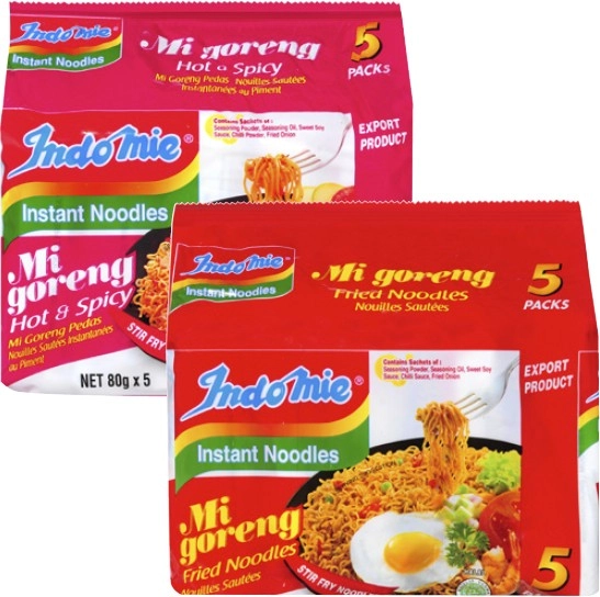 Indomie Instant Noodles 5 Pack 400g-425g