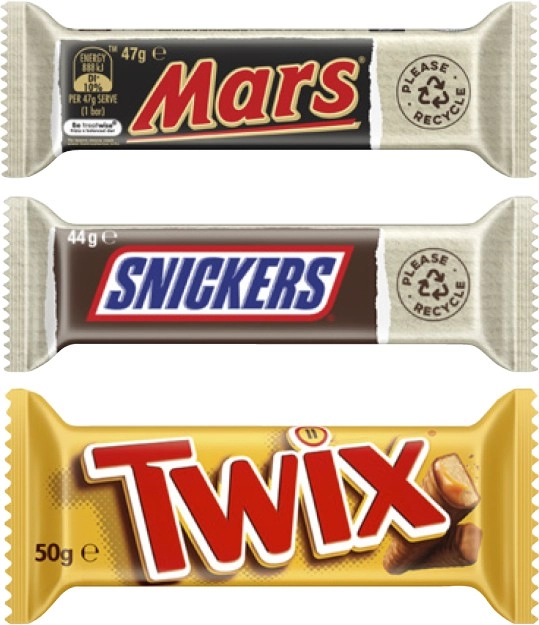 Mars Chocolate Bar 30g-56g