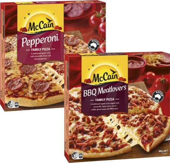 McCain Family Pizza 490g-500g