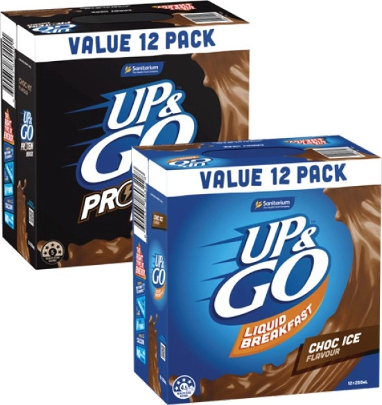 Sanitarium Up & Go Liquid Breakfast 12x250mL