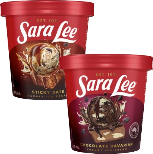 Sara Lee Ice Cream 475mL