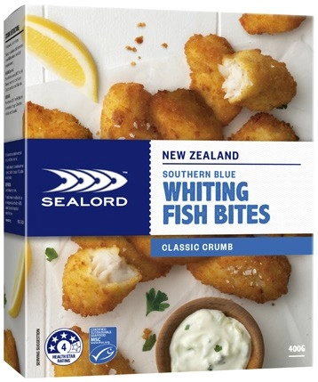 Sealord Southern Blue Whiting Bites 400g