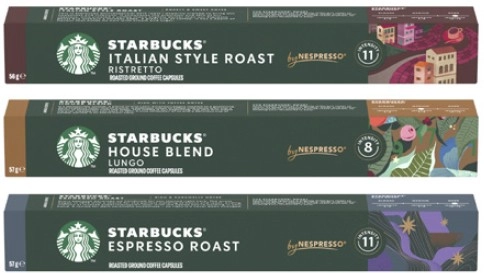 Starbucks Nespresso Compatible Coffee Capsules 10 Pack