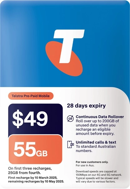 Telstra $49 SIM Kit