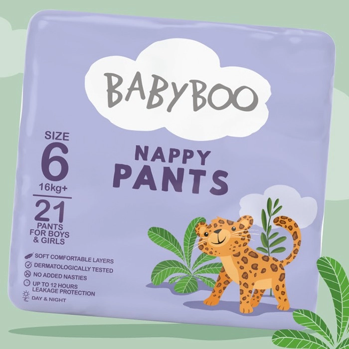 BabyBoo Nappy Pants Size 6 21 Pack