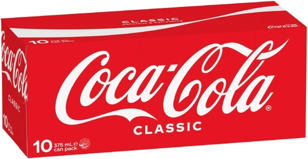 Coca-Cola, Sprite or Fanta 10x375mL Selected Varieties