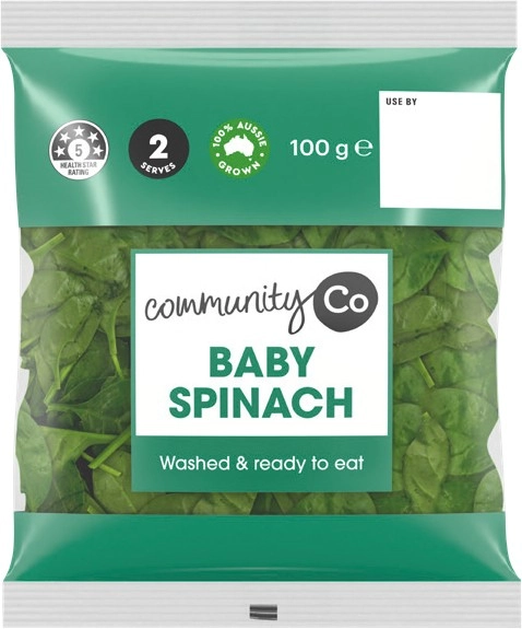 Community Co Baby Spinach 100g