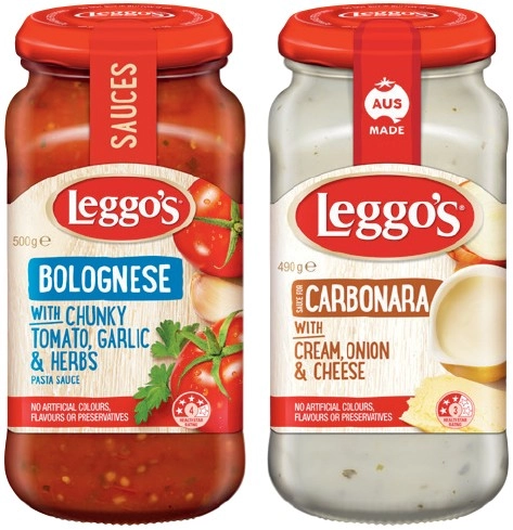 Leggo’s Pasta Sauce 490‑500g Selected Varieties