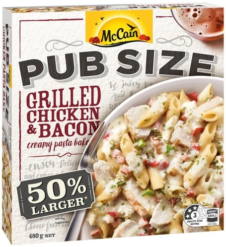 McCain Pub Size Frozen Meal 480‑500g Selected Varieties