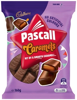 Pascall Chocolate Share Bag 120‑185g, Cadbury Bites 120‑142g, Fry's Turkish Delight Bites 140g, Curly Wurly Squirlies 130g, Cherry Ripe or Europe Minis 150g Selected Varieties