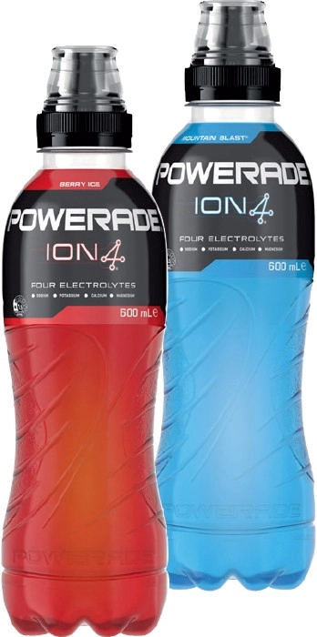 Powerade or Powerade Active Water 600mL Selected Varieties