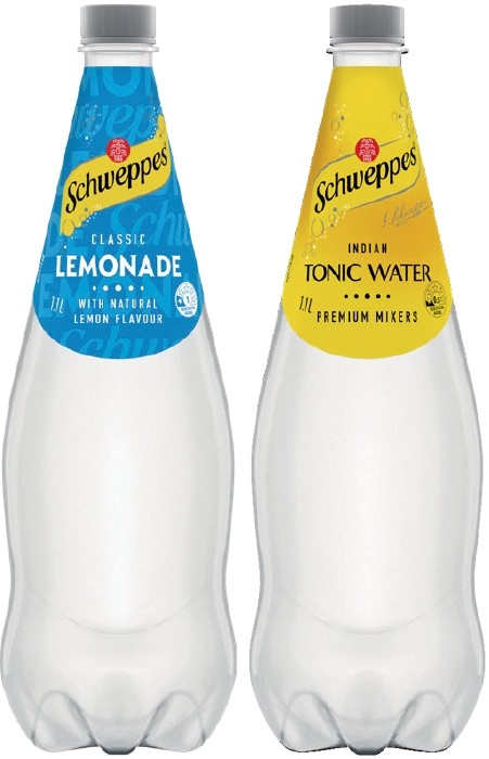 Schweppes Soft Drinks, Mixers or Mineral Water 1.1 Litre Selected Varieties