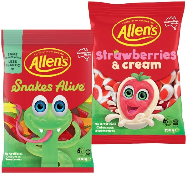 Allen’s Medium Bag 140-200g Selected Varieties