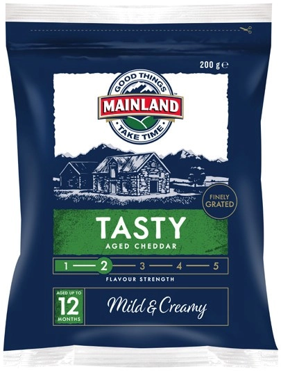 Mainland Tasty or Mozzarella Finely Grated Cheese 200g