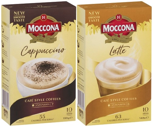 Moccona Coffee Sachets 8‐10 Pack Selected Varieties