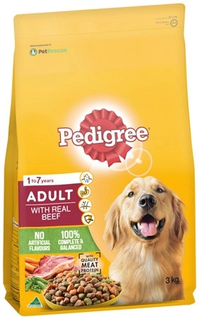 Pedigree Dry Dog Food 2.5‐3kg Selected Varieties