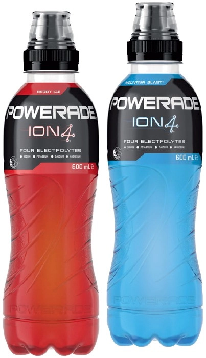 Powerade or Powerade Active Water 600mL Selected Varieties