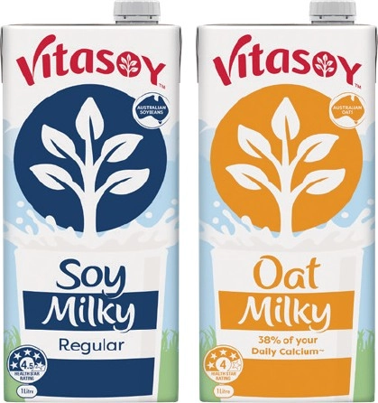 Vitasoy Soy, Oat or Almond Milky 1 Litre Selected Varieties