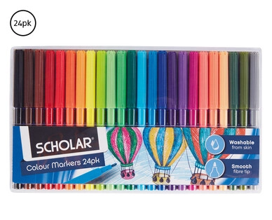 Coloured Markers 24pk