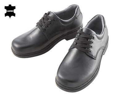 Premium Leather Lace Up School Shoes