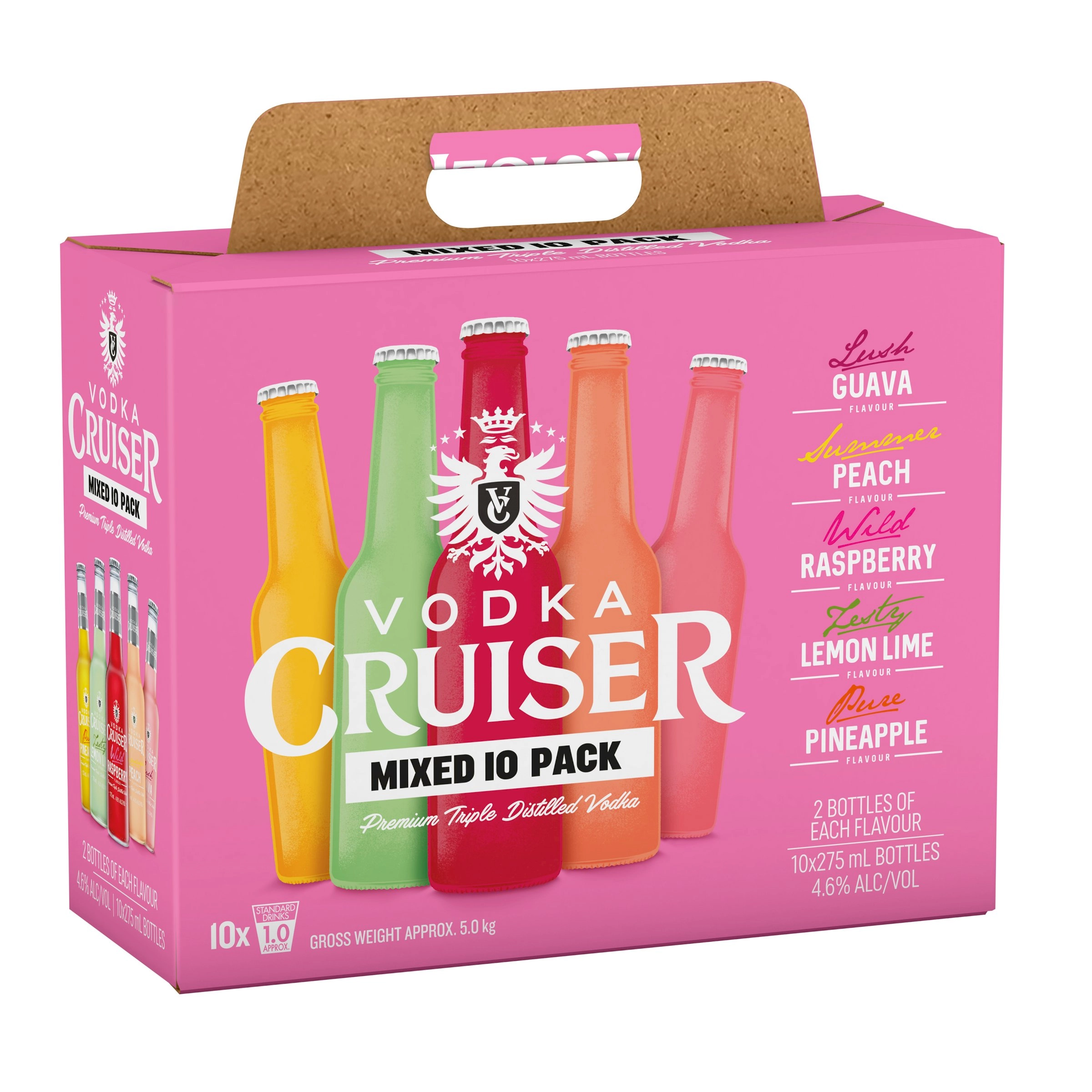 Vodka Cruiser Mixed Bottles 10x275ml