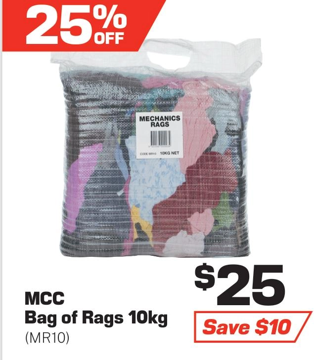 Bag of Rags 10kg - MR10