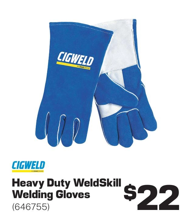 Cigweld Heavy Duty WeldSkill Welding Gloves - 646755