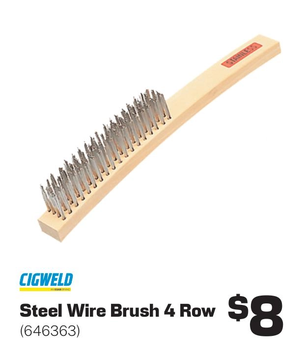 Cigweld Steel Wire Brush - 646363