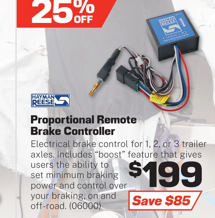 Hayman Reece Proportional Remote Electric Brake Controller - 06000