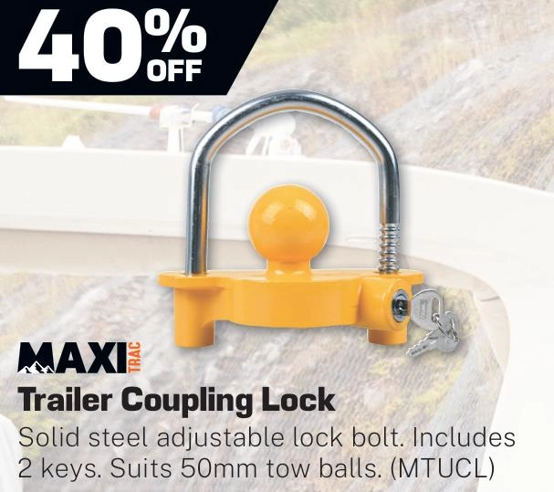 Maxi Trac Universal Coupling Trailer Lock