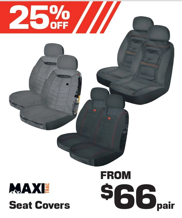 MaxiTrac Seat Covers