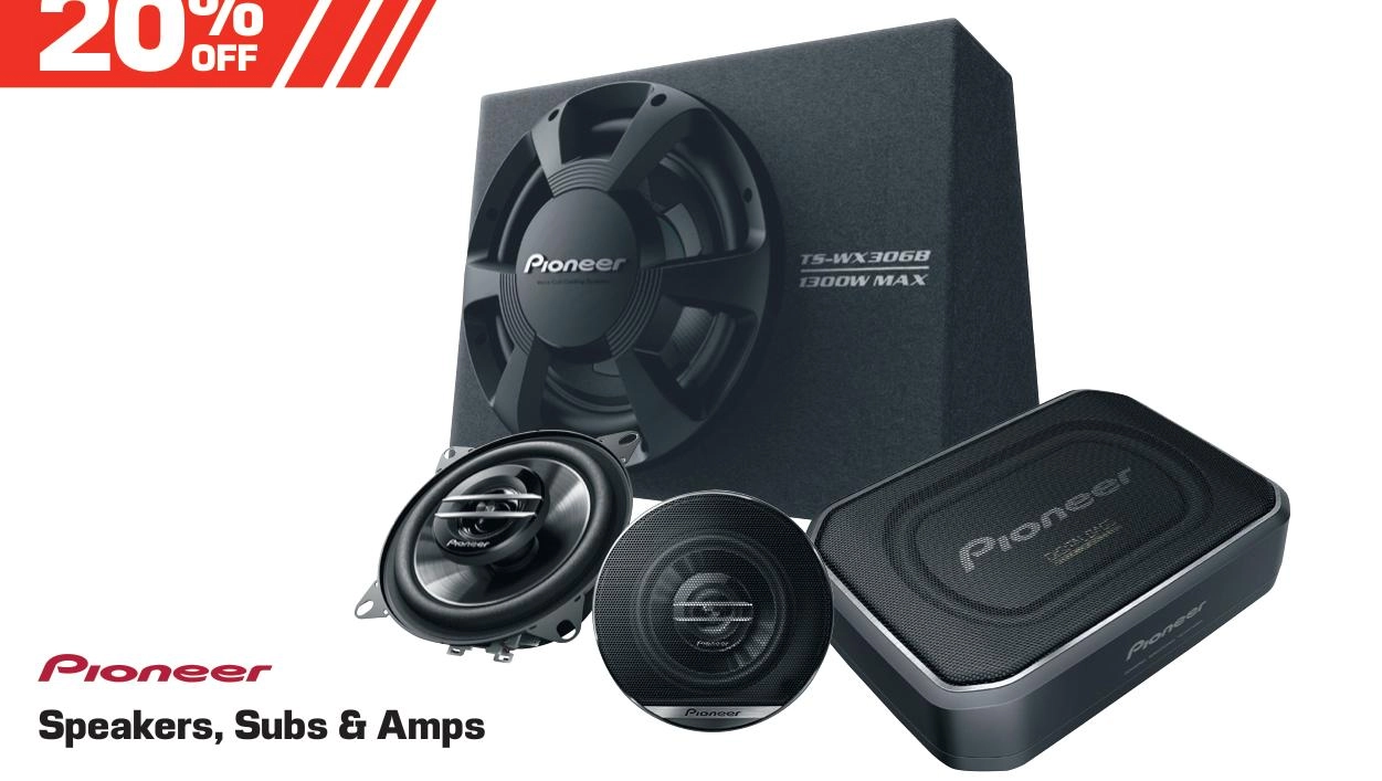 Pioneer Speakers, Subs & Amps