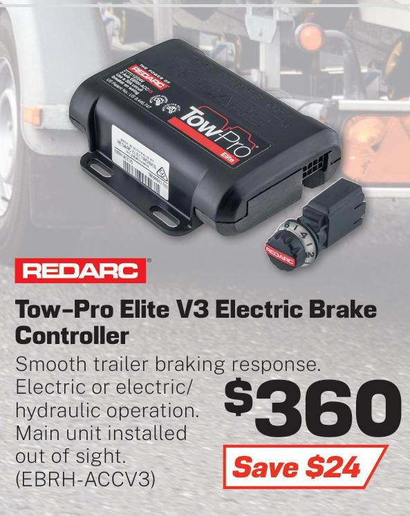 Redarc Tow Pro Elite V3 Electric Trailer Electric Brake Controller - EBRH-ACCV3