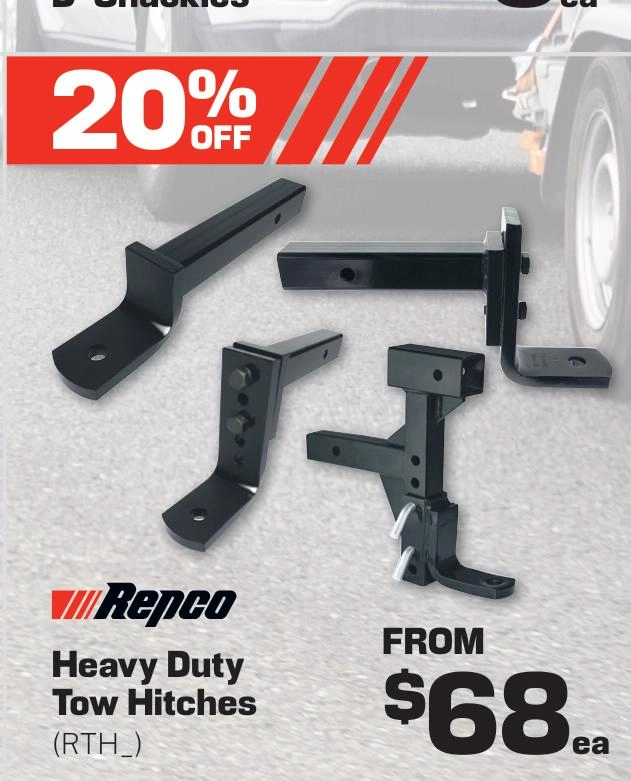 Repco Heavy Duty Tow Hitches