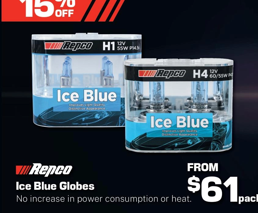 Repco Ice Blue Globes