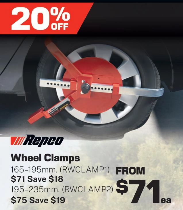 Repco Wheel Clamps