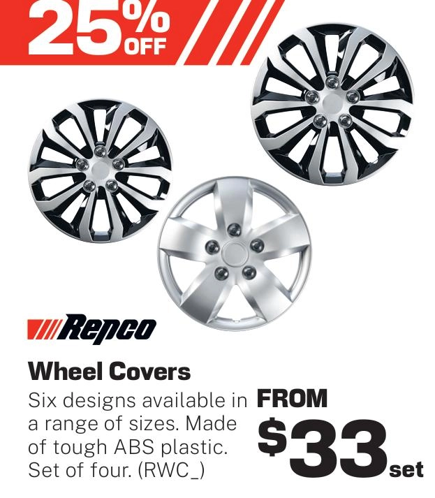 Repco Wheel Covers