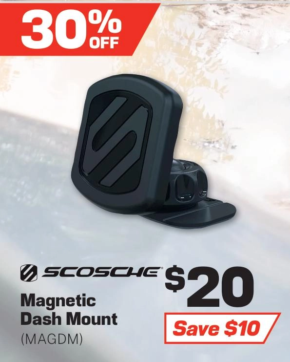 Scosche Dash Mount Magnetic Car Phone Holder - MAGDM