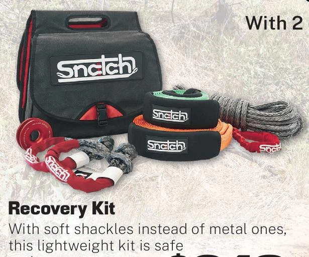 Snatch Vehicle Recovery Kit V2 - SRCV23RECK2