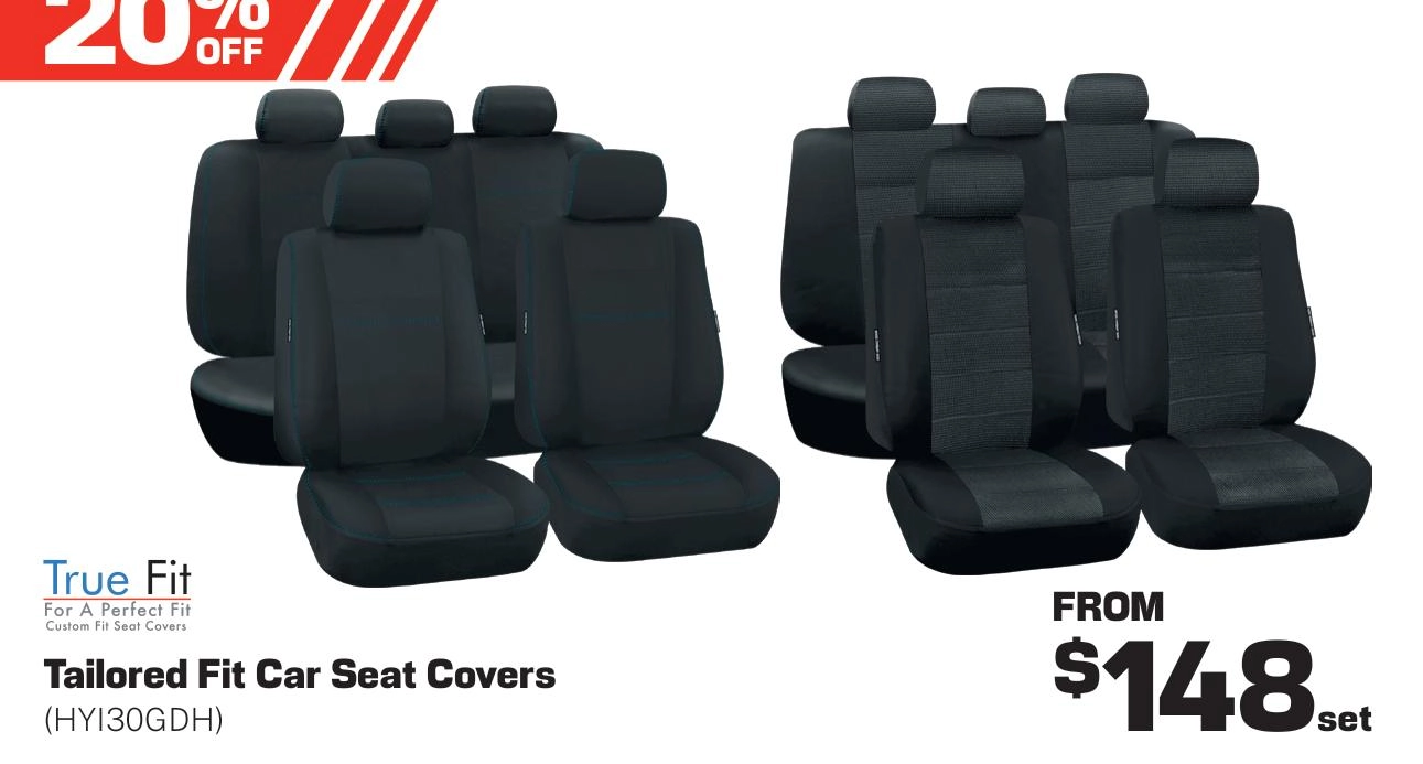 True Fit Tailored Fit Car Seat Covers