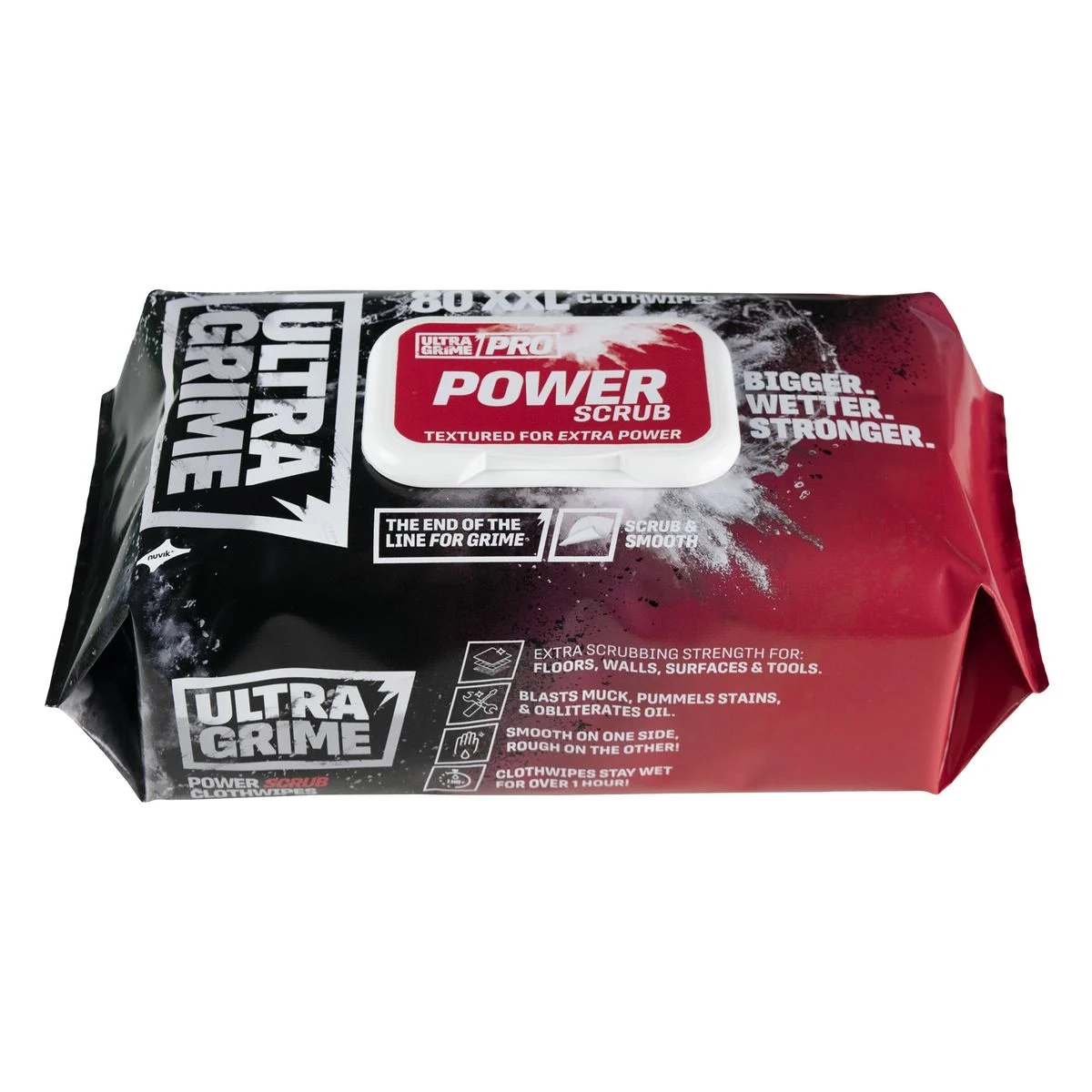 UltraGrime Powerscrub Abrasive wet wipe. 80 Pack - 5920