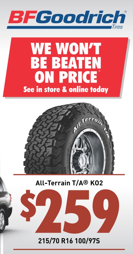 Tyre - BFGoodrich All-Terrain T/A KO2