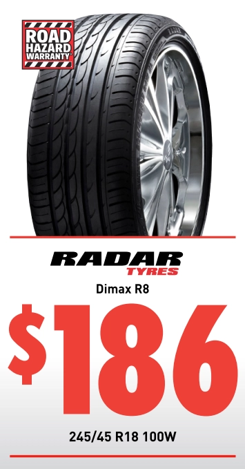 Tyre - Radar Dimax R8