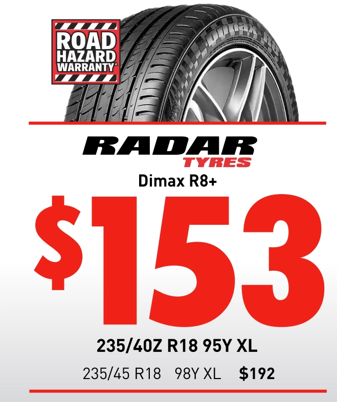 Tyre - Radar Dimax R8+