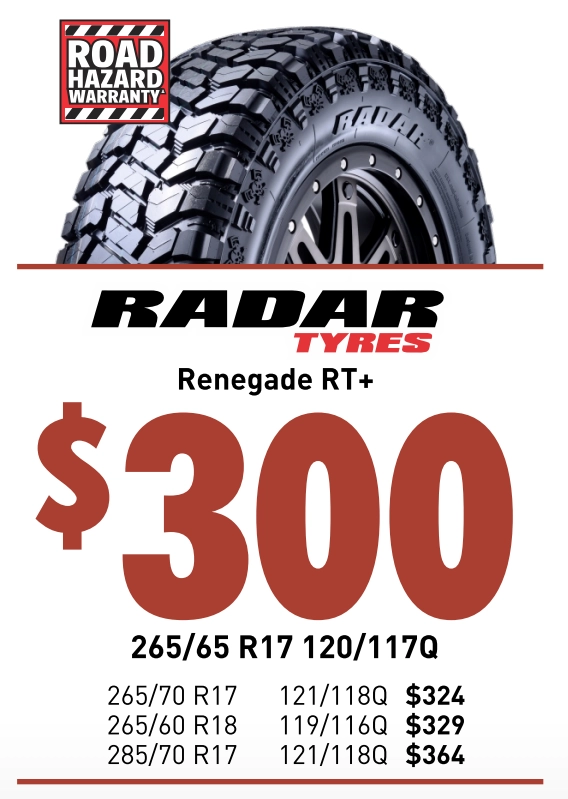 Tyre - Radar Renegade RT+